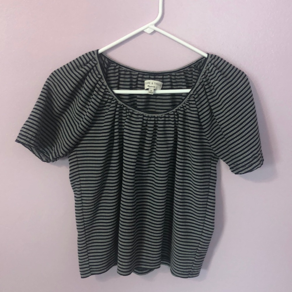 Madewell Texture & Thread Striped Top